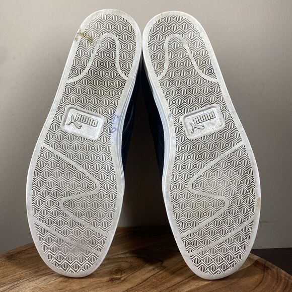 Puma BMW MotorSport Smash Vulc V3 Mens Black and Blue Size 13 Leather Shoes - Picture 8 of 9